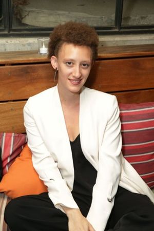 Picture of Maya Eshet wearing white dress